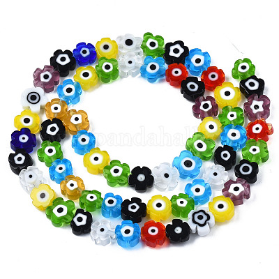 Handmade Lampwork Beads Strands&nbsp;LAMP-N023-002C-11-1