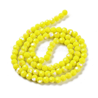 Opaque Glass Beads Strands&nbsp;EGLA-A035-P6mm-L04-1