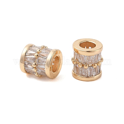 Brass European Beads&nbsp;KK-B100-028G-1