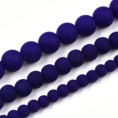 Opaque Glass Beads Strands&nbsp;X-GLAA-T032-P8mm-MD03-1