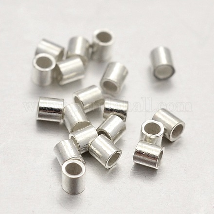 925 Sterling Silver Column Bead Spacers STER-E041-04S-1