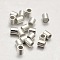 925 Sterling Silver Column Bead Spacers, Silver, 1.5x1.5mm, Hole: 1mm, about 730~750pcs/10g