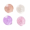 K9 Glass Rhinestone Cabochons, Point Back & Back Plated, Faceted, Diamond, Mixed Color, 6x4.5mm