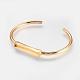Brass Cuff Bangle Making&nbsp;BJEW-K153-02C-1