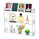 3-layered Transparent Plastic Storage Riser Holders&nbsp;ODIS-WH0025-275-1