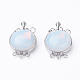 Opalite Box Clasps&nbsp;G-E427-15P-2