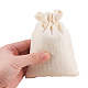 Burlap Packing Pouches Drawstring Bags&nbsp;ABAG-BC0001-05B-14x10-4