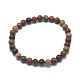 Natural Polychrome Jasper/Picasso Stone/Picasso Jasper Bead Stretch Bracelets&nbsp;BJEW-K212-C-001-1