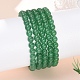 Natural Malaysia Jade(Dyed) Bead Stretch Bracelets&nbsp;BJEW-K212-A-013-3