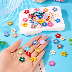 80Pcs 16 Styles Flower Computerized Embroidery Cloth Iron On Patches&nbsp;PATC-TA0001-14