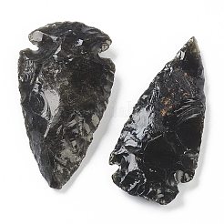 Rough Raw Natural Black Obsidian Beads&nbsp;G-H254-17