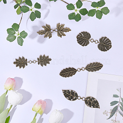 5Pcs 5 Styles Alloy Cardigan Clips&nbsp;AJEW-SC0004-38AB