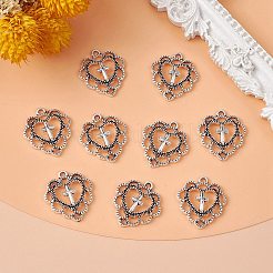 Tibetan Style Alloy Pendants&nbsp;TIBE-YW0001-43