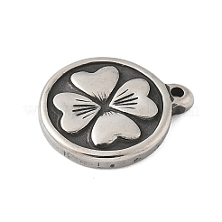304 Stainless Steel Tibetan Style Pendants&nbsp;STAS-S185-06AS-A