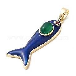 Natural Green Onyx Agate(Dyed & Heated) Pendants&nbsp;KK-Z137-19G-04