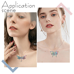 4Pcs 2 Style Rack Plating Rainbow Color Alloy Big Pendants&nbsp;FIND-CA0004-56