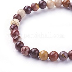 Natural Mookaite Beads Stretch Bracelets&nbsp;BJEW-F380-01-A17