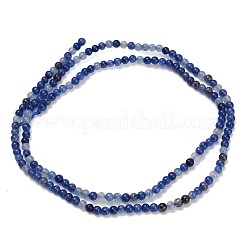 Natural Blue Aventurine Beads Strands&nbsp;G-Z116-A25-2mm