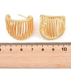 Brass Stud Earrings&nbsp;EJEW-P346-03G