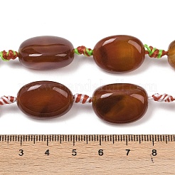 Natural Red Agate Beads Strands&nbsp;G-C258-07