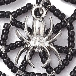 Seed Beads Beaded Charms&nbsp;PALLOY-MZ00203