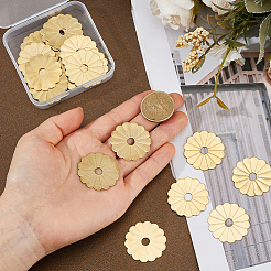 Brass Handle Washers&nbsp;KK-FH0008-32B-G