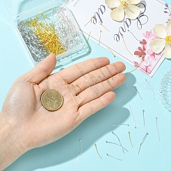 450Pcs 9 Styles Brass Ball Head Pins&nbsp;KK-YW0004-21