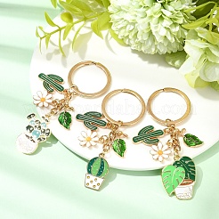3 Styles Alloy Enamel Pendants&nbsp;KEYC-YW00174