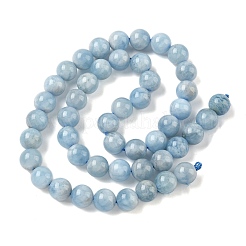 Natural Aquamarine Beads Strands&nbsp;G-D327-C03-8mm-01