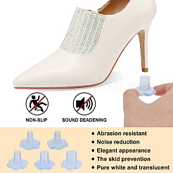 10 Sets 5 Style TPU Plastic High Heel Stoppers Protector&nbsp;AJEW-GF0005-21A