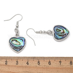 Abalone Shell/Paua Shell Dangle Earrings&nbsp;EJEW-F147-A
