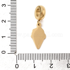 304 Stainless Steel Enamel European Dangle Charms&nbsp;STAS-D153-05C-G