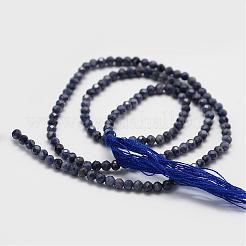 Natural Sapphire Bead Strands&nbsp;G-P271-3mm-13