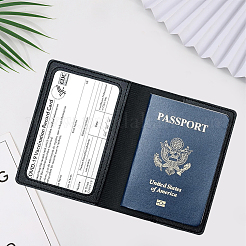 2Pcs 2 Colors PVC Passport Protector Covers&nbsp;AJEW-CL0005-16B