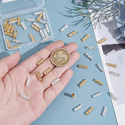 50Pcs 2 Colors Brass Beads&nbsp;FIND-UN0016-82