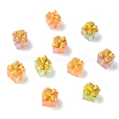 36Pcs 6 Styles Christmas Luminous Resin Gift Display Decoration&nbsp;AJEW-CJ0001-85