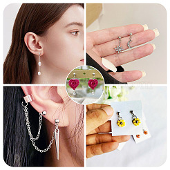 20Pcs Brass Ball Post Ear Studs&nbsp;KK-TA0008-98