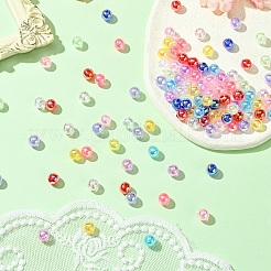 12 Colors Transparent Acrylic Beads&nbsp;MACR-YW0003-12