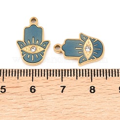 304 Stainless Steel Enamel Pendants&nbsp;X-STAS-Z190-06G-01