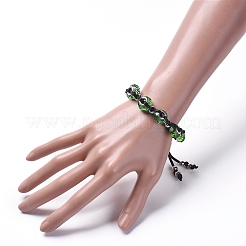 Handmade Glass European Beads Braided Bead Bracelets&nbsp;BJEW-JB05042-01