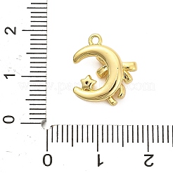 Brass Micro Pave Cubic Zirconia Pendants&nbsp;ZIRC-F143-03G