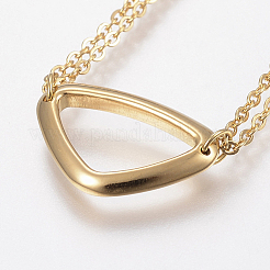 304 Stainless Steel Cable Chain Bracelets&nbsp;BJEW-I243-09G