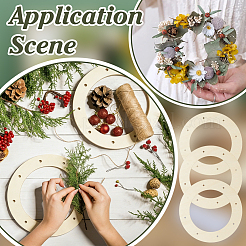 12pcs Unfinished Wood Craft Pendants&nbsp;DIY-OC0016-10A