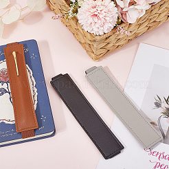 3Pcs 3 Colors Imitation Leather Pen Holder&nbsp;ABAG-CP0001-13A