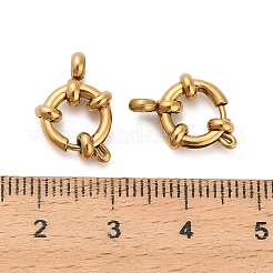 304 Stainless Steel Spring Ring Clasps&nbsp;STAS-K288-03A-G
