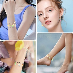 30Pcs 6 Styles Alloy Enamel Pendants&nbsp;ENAM-CJ0003-16