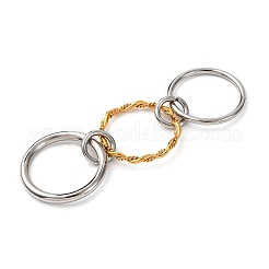 304 Stainless Steel Stackable Band Finger Rings for Women&nbsp;RJEW-K304-01GP