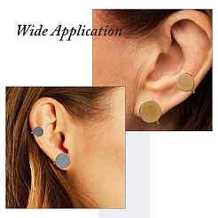 20Pcs 10 Styles 304 Stainless Steel Cuff Earrings&nbsp;EJEW-HS0001-35