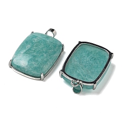 Natural Amazonite Pendants&nbsp;G-Z070-01P-02