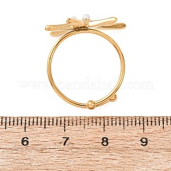 304 Stainless Steel Cuff Open Rings&nbsp;RJEW-D355-01G